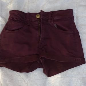Super stretch american eagle jean shorts